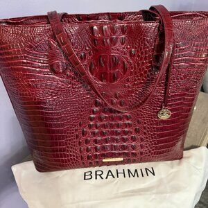 Brahmin Misha Tote - Cranberry - Melbourne Collection